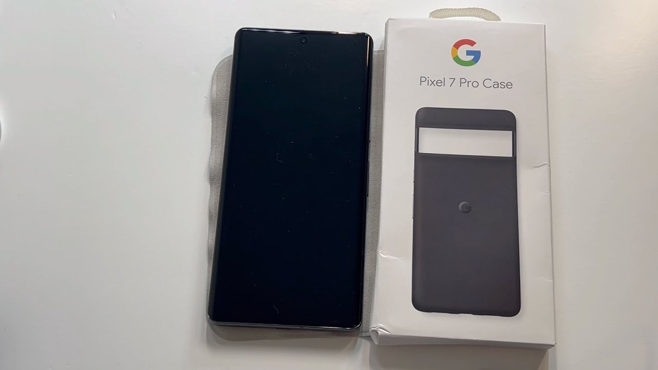 Official Google Pixel 7 Pro Obsidian Case Unboxing and Review 