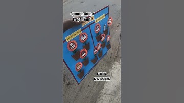 common Noun Proper Noun board school project work 6369550475