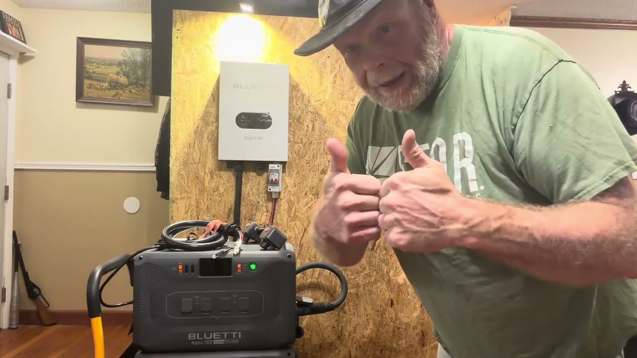 Bluetti Solar X 4k mock up part 2 in my series.  