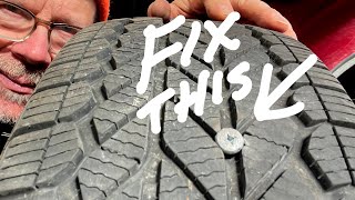Found a Screw in My Tire: Let's Fix It