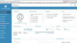New Beonpush Member Dashboard Overview