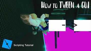 How to TWEEN a GUI - Roblox Studio