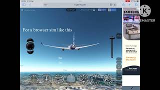 Trying Geo fs for the first time! ( browser flight simulator gameplay) in an Airbus A350-(900) Playing Geofs For The First Time Browser Flight Simulator