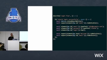 React Native Talks #1 - Detox: A year (and a half) in / Rotem Mizrachi-Meidan