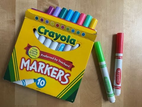 Unboxing Crayola Washable Project Paints 