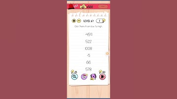 Braintest | Level 67 | Click them from low to high #braintest #trickypuzzles #level67