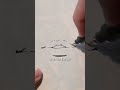 How to draw smegsy lips with just pen