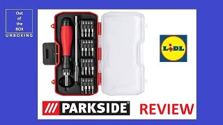 PARKSIDE A set of ratchets or precision knives REVIEW (Lidl set precision set)