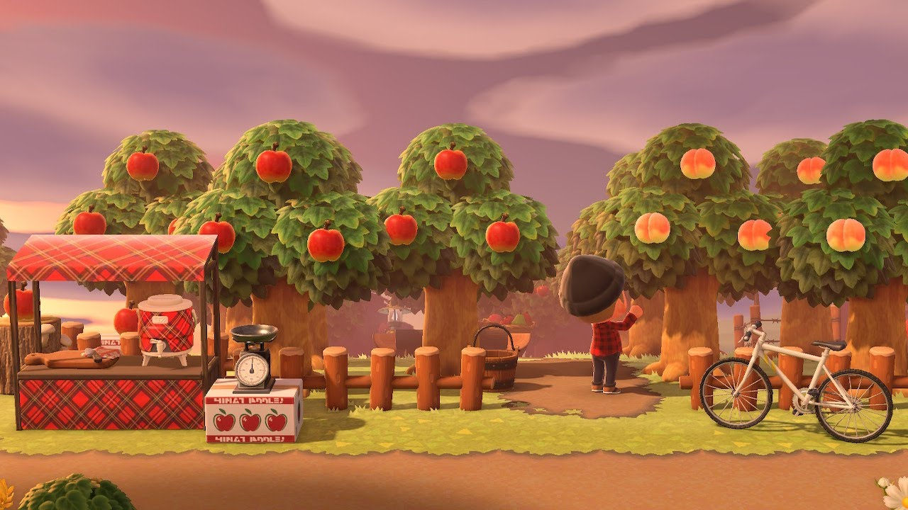 Speed Build Cozy Fall Orchard Landscaping Animal Crossing New