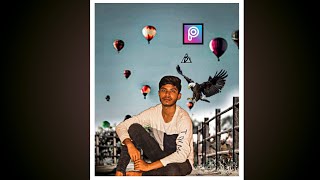Air balloon photo editing tutorial || PICSART || #DeepEditingClub screenshot 1