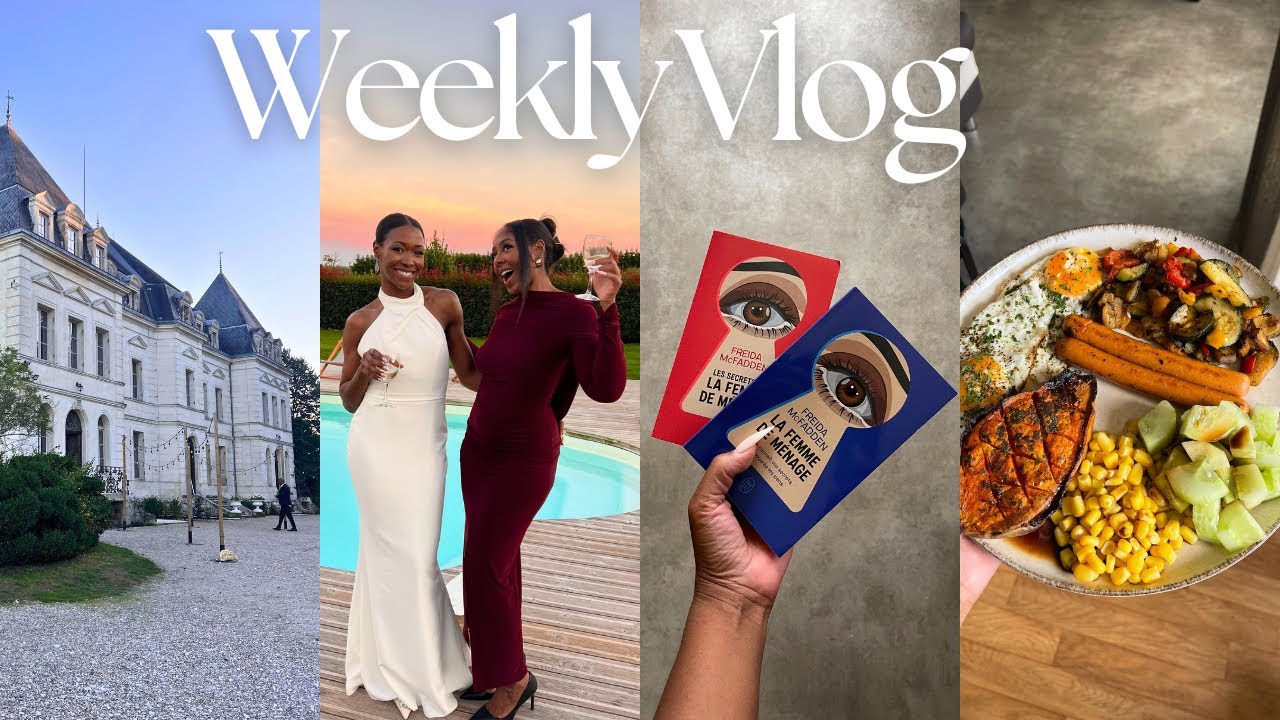 Vlog de la semaine : Roadtrip à Bordeaux, un mariage de Rêve, workout avec moi & Nouveaux Livres !