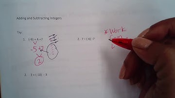 Math with Marilyn - Adding & Subtracting Three Integers