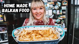 Cooking The BEST Home-made BALKAN FOOD in the UK! | Traditional BYREK!