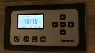How to use the Truma LCD Control Panel (Older CP25 Panel)