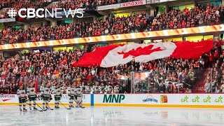 Canadian hockey fans boo U.S. anthem during Ottawa Senators, Minnesota Wild game