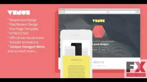Preview Venue - Creative And Flat Responsive Landing Page