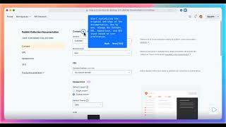 How to Customize the Settings of Published Documentation in Postman (Step-by-Step)