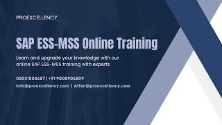 SAP ESS MSS Online Training | Learn SAP ESS MSS with Expert Online Training | Get Certified Now!