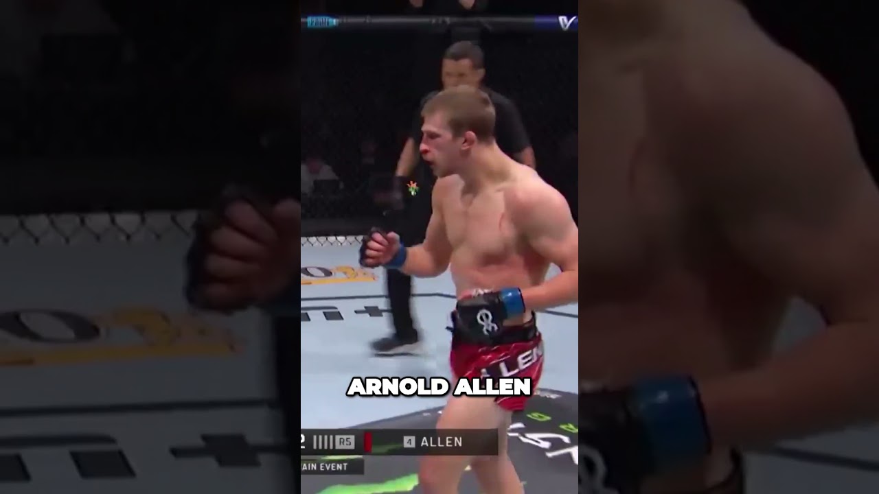 Insane MMA Action Allen vs Holloway  FINAL Round Showdown