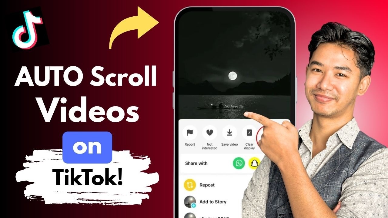 How to AUTO Scroll on TikTok ! - YouTube