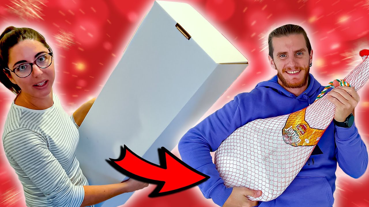 TREMENDA CAJA NAVIDEÑA nos dieron en ESPAÑA 😯 || Vlogmas Chechu