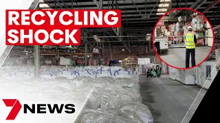 Recycling mess: half a billion plastic bags found in warehouses across Melbourne | 7NEWS