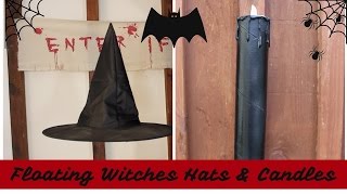 Floating Witches Hats & Candles