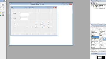 Area of a Cone in vb