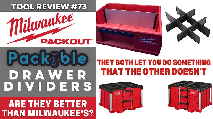 Maximize Your Tool Organization with Milwaukee PACKOUT and Packible Drawer Dividers