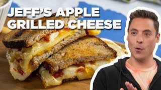 Jeff Mauro Makes an Apple, Cheddar and Brie Grilled Cheese | The Kitchen | Food Network