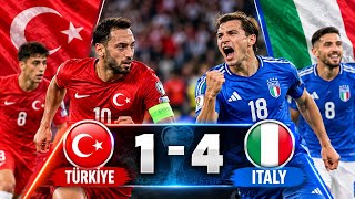 TÜRKİYE 1–4 ITALY | WHAT A DOMINANT PERFORMANCE! 🇹🇷🇮🇹 ⚽️ 