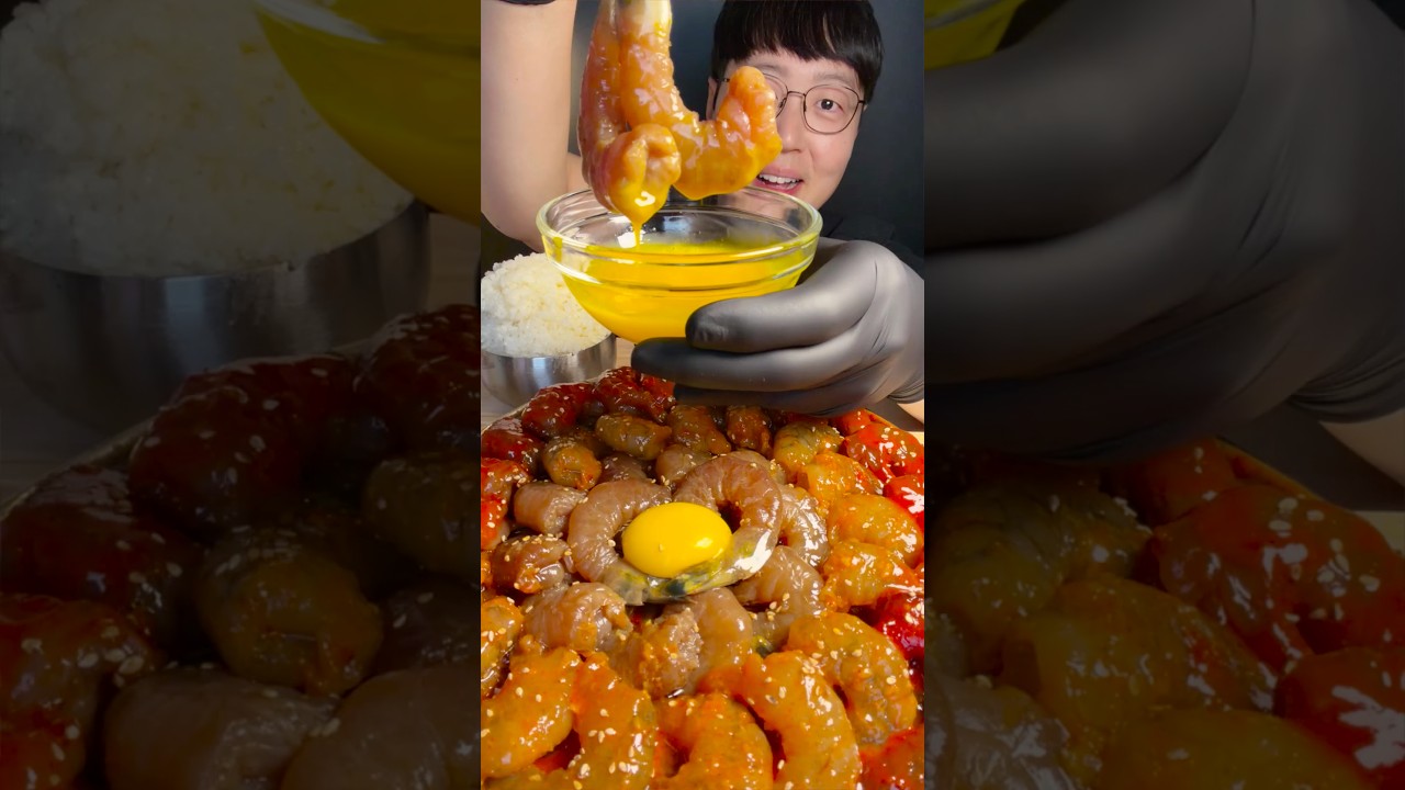 블랙타이거 새우장 먹방ASMR🔥#mukbang