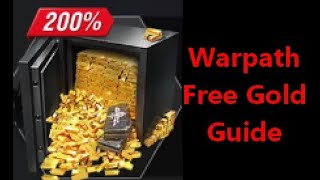 Warpath app / game free gold guide screenshot 3