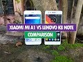 Xiaomi Mi A1 vs Lenovo K8 Note Detailed Comparison, Speedtest, Camera and Battery