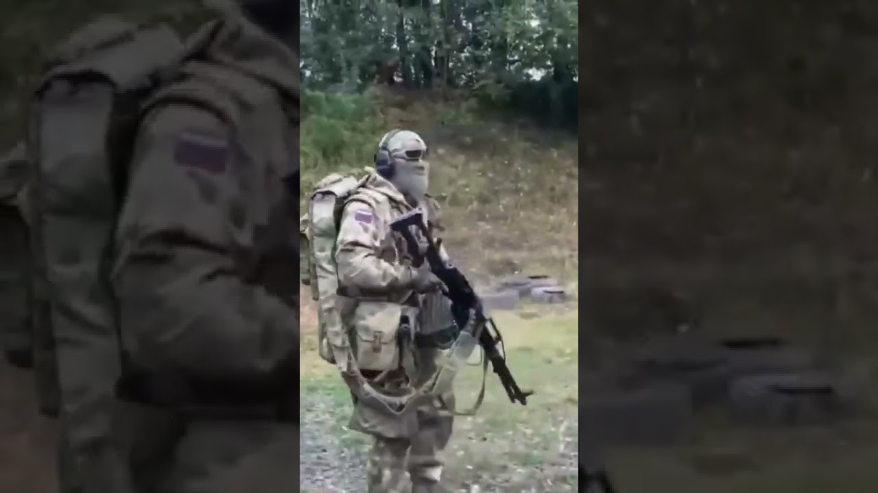 soldado russo treinando