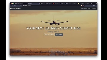 CS50 Web - Final Project | MillDay Airlines