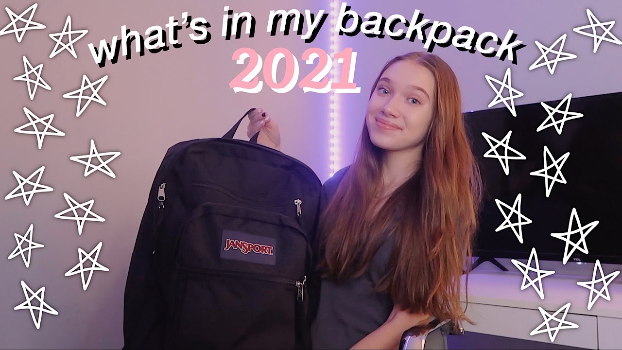What's In My Backpack 2021 YouTube