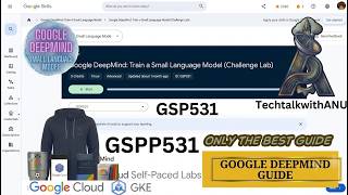 Google DeepMind: Train a Small Language Model (Challenge Lab) || GSP531