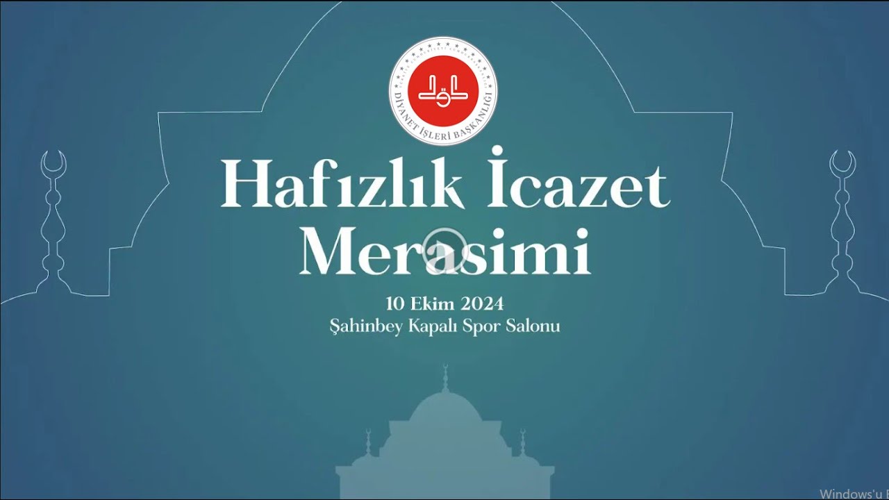 2024 Gaziantep Hafızlık Kursları Hafızlık Merasimi