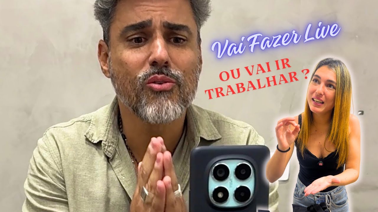 Meu marido só queria fazer Live, até eu perder a paciência 