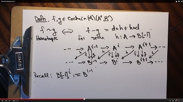 Derived Categories part 1