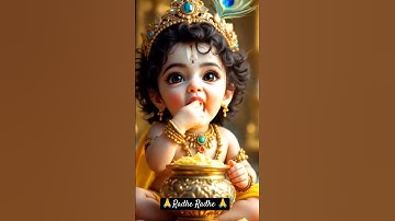 Cute krishna 😍🥰||Little Krishna status||baby krishna 🤩💖#shorts #ytshorts #trending #cute