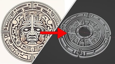 Extrude 2D Images with Blender + Photoshop