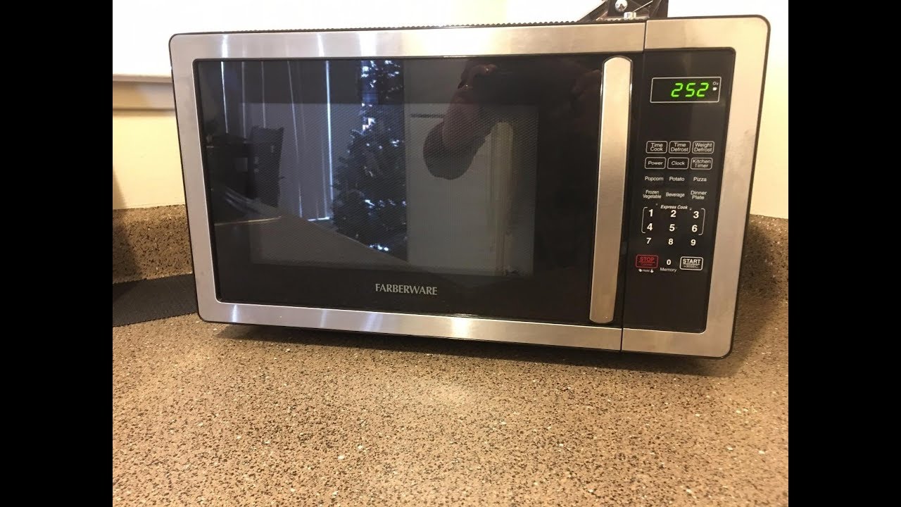 Farberware Classic FMO11AHTBKB Microwave Oven Review - BEST COUNTERTOP  MICROWAVE !! 