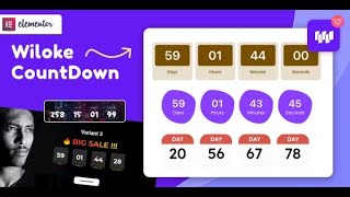 Wiloke Countdown Timer for Elementor By wiloke