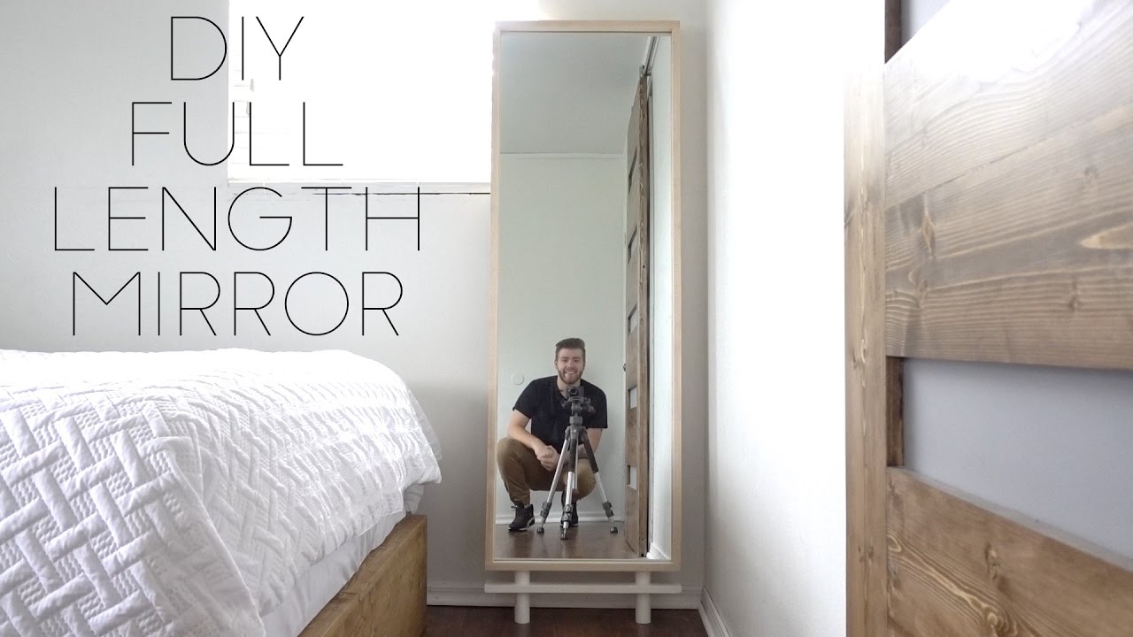 Diy Full Length Mirror Modern Builds Ep 59 How To Youtube