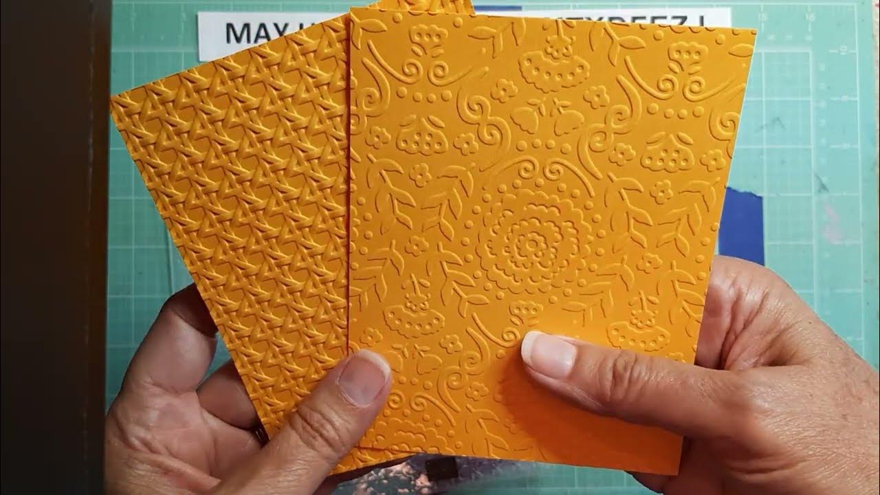 Embossing Folders, how to get the right sandwich for 3D folders and