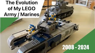 The Evolution of My LEGO Army / Marines