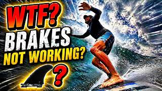SURFING SOLID WAVES, But Are My Fins Too FAST ?! (4K POV)