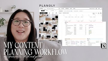 My Content Planning Workflow + Tips | IG Reels, TikTok, YouTube ft. Notion, Planoly, Content Planner